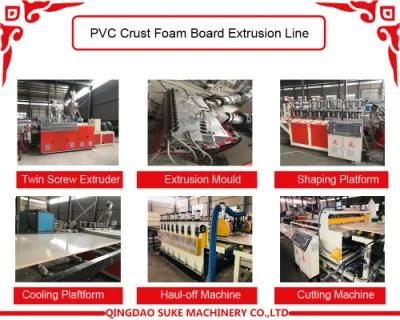 WPC/PVC Crust Foam Board Extrusion Machine /PVC Foam Board Extrusion Line Making Machine