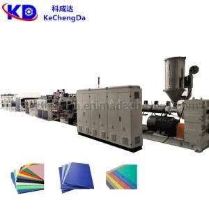 Plastic Recyling PP/PC Hollow Grid Sheet Extrusion Production Line