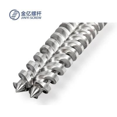 Twin Cylinder Extruder Chromed Screw CPVC Pipe Sheet