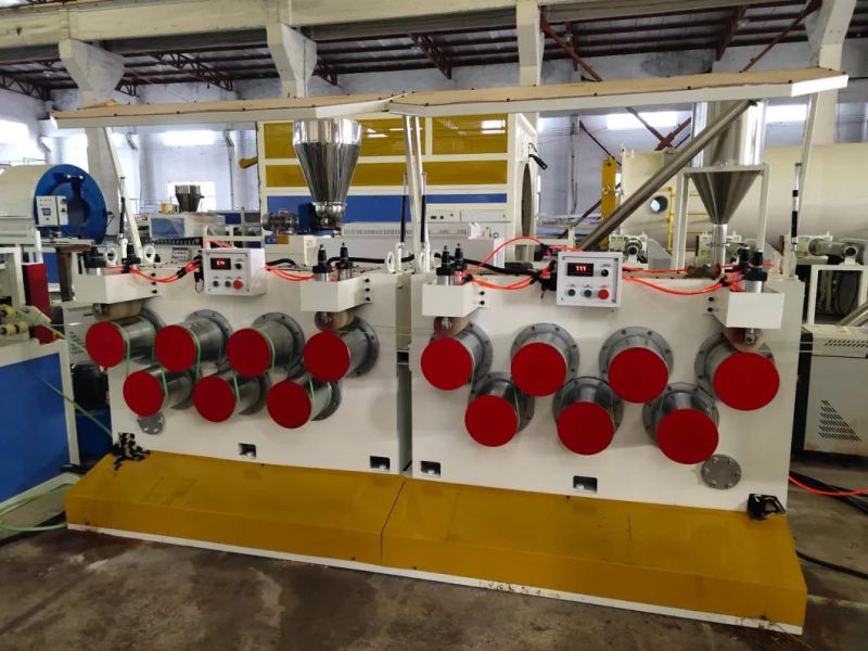 200kg/H Two Straps PP Pet Strap Band Production Line by Single Screw Extruder