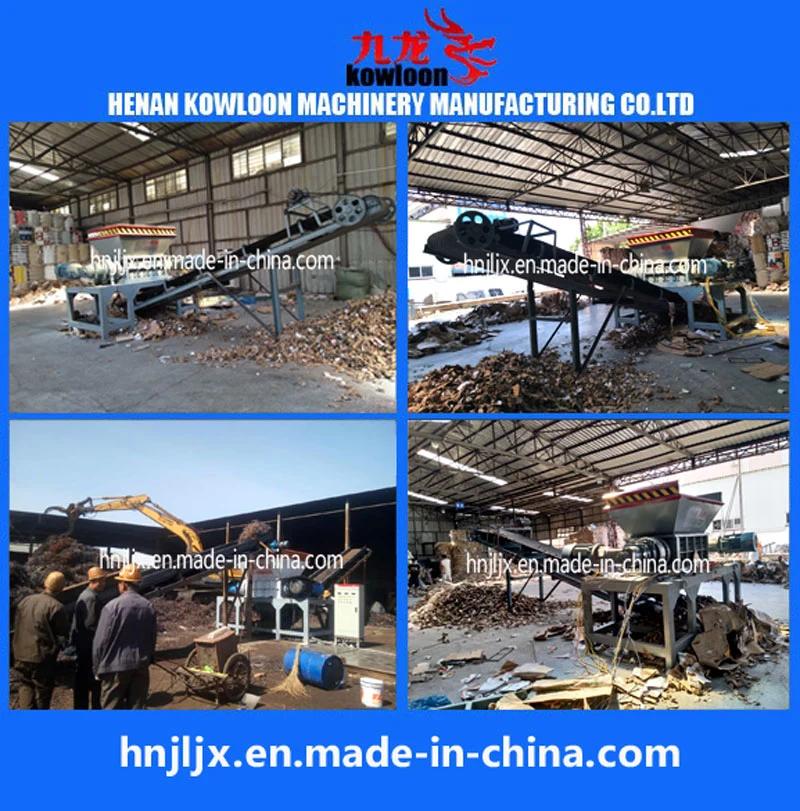 Ce Approved Waste Plastic Bag and PE Tube Shredder