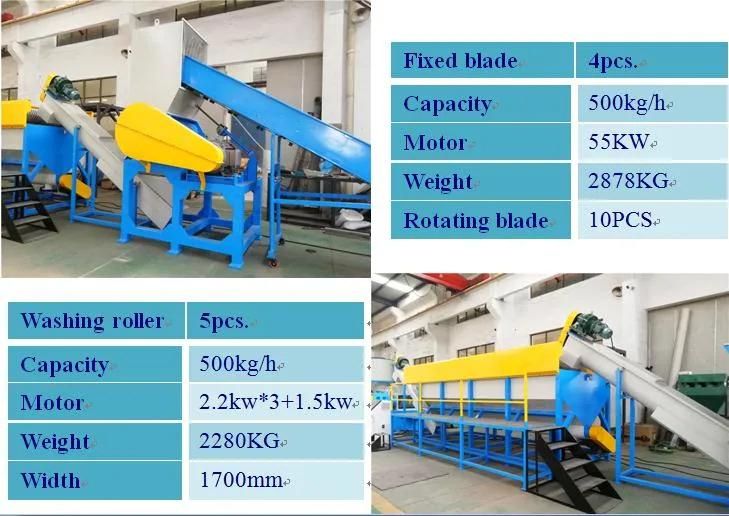 PP PE Waste Film Small Scale Plastic Recycling Plant