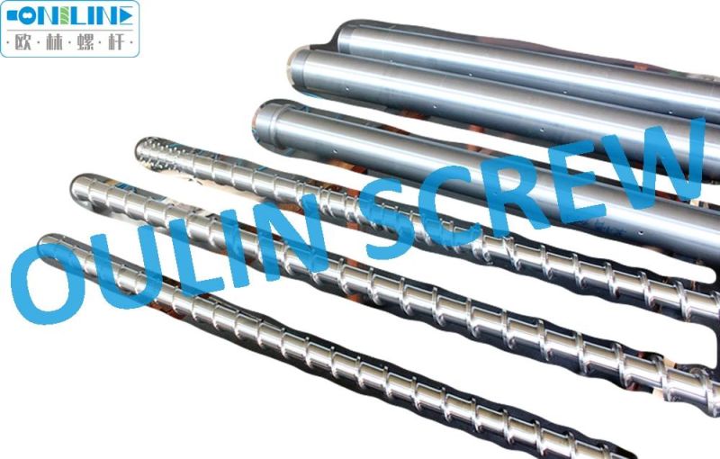 High Output Bimetallic Single Screw and Barrel for Film Extrusion