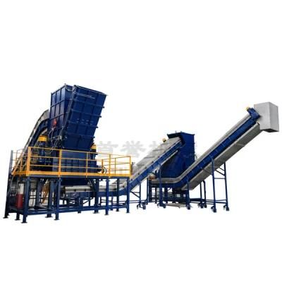 Large Electronic Garbage Crushing and Recycling, Double Shaft Shredder Equipment Shredder