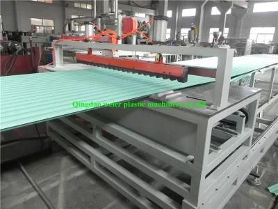 PVC Single Layer Wave Sheet Machine