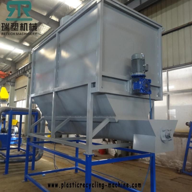 Waste Plastic LDPE Film Washing Recycling Line in 500kg/Hr