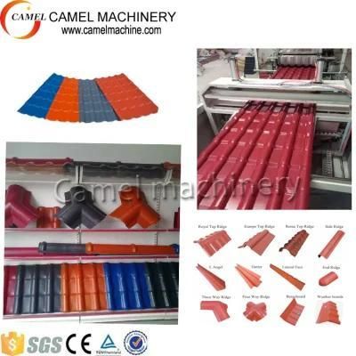 High Quality ASA/PMMA+PVC Corrugated Roof Tile/Glazed Tile Production Line