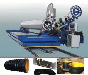 Porfiled Wall Spiral Winding Pipes Production Line (HDPE)