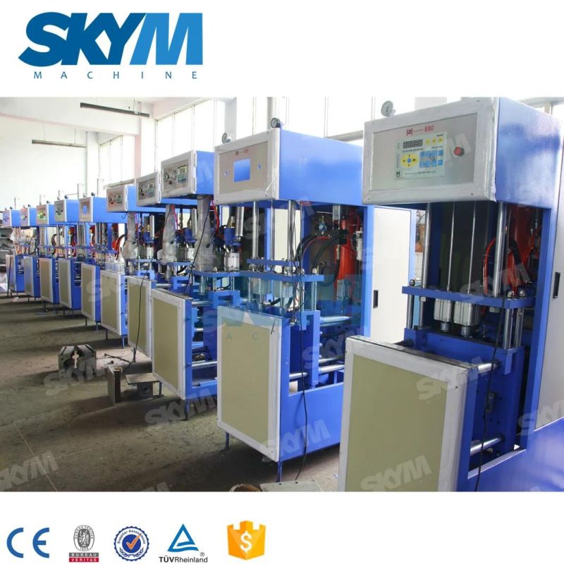 Lowest Cost Semi Automatic Plastic Bottle Blowing Machine / Plastic Bottle Blow Molding Machinery