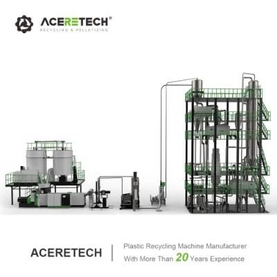Aceretech Ssp Pet Continuity Plastic Recycling Grinder Pelletizing Machine