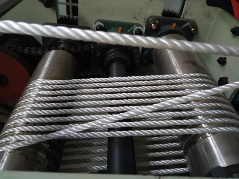 3 Strand Twisted Polyester Nylon Poly Plastic Rope Machine