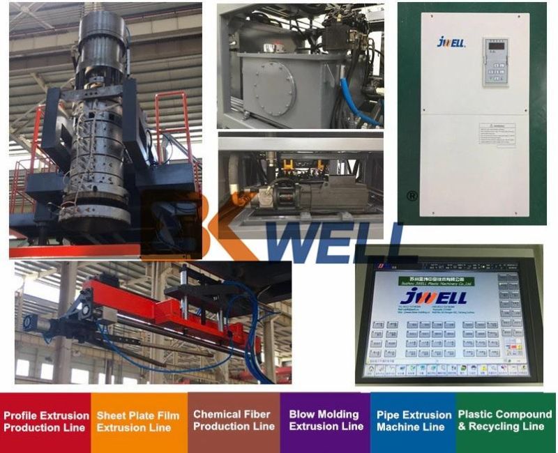 Made in China Jwell&Bekwell 1000L Plastic Blow Molding Machine for Making IBC Water Tank