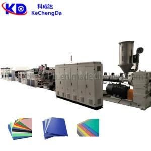 Plastic PC/PP/PE Hollow Grid Board Extrusion Machine