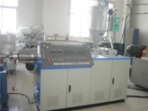Single Wall Cable Wire Corrugated Plastic Pipe PE PP PVC Extrusion Machine Line