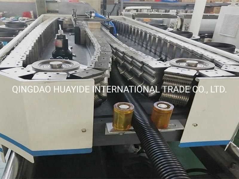 Easy to Operate PVC Plastic Single Wall Corrugated Pipe Extruder Machine