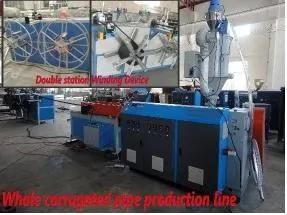 PE PP PVC PA Plastic Corrugated Pipe/Hose Machine Lines