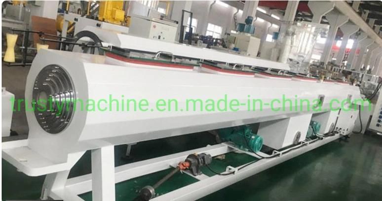 Qingdao Trusty Plastic Machinery Plastic Production Line Extruder PE/PP/HDPE Pipe Extrusion Line