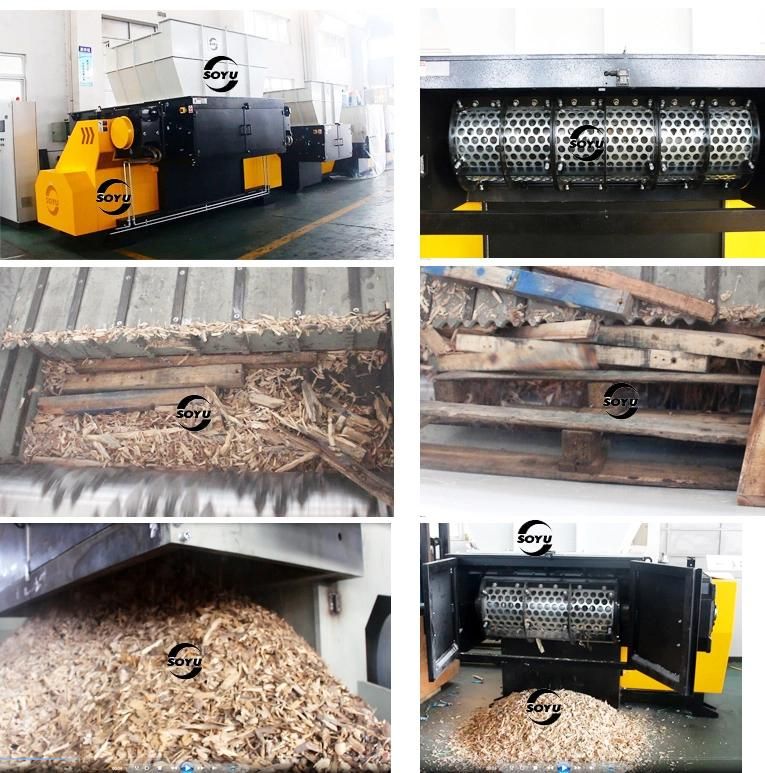 Pallet Shredder in Wood Crusher, Wood Pallet Shredder