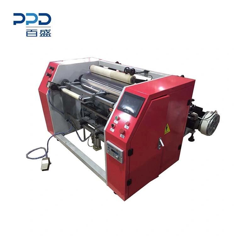 China Supplier Semi Auto Aluminium Foil Roll Perforation Rewinder