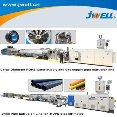 Plastic PP HDPE PE Pipe Extrusion Line