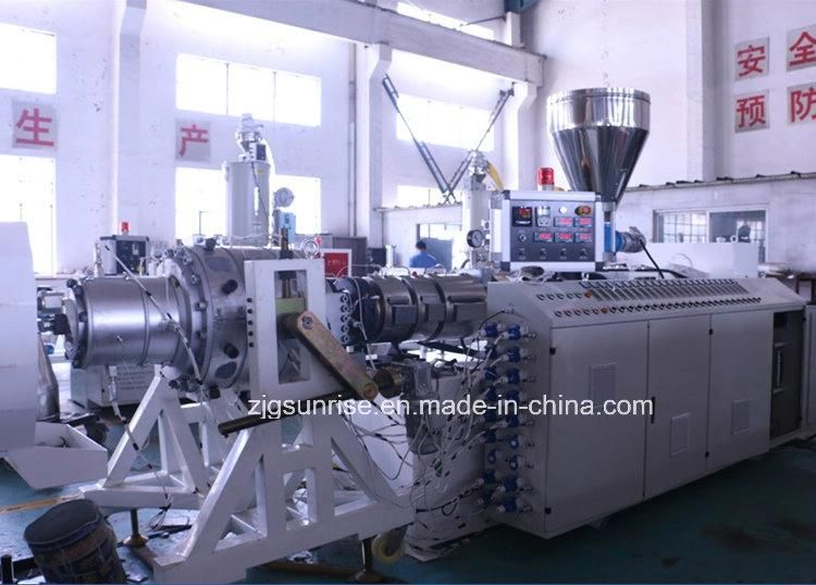 75-160mm PVC Pipe Machine Plastic Water Pipe Making Machine