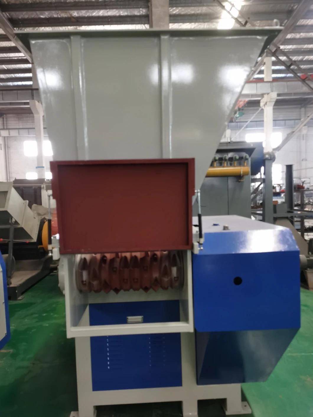 Single Shaft Double Shafts Waste Plastic Metal Wood Shredder Crushers for Lumps Bottles Pipes Recycling High Output Low Noise Grinder