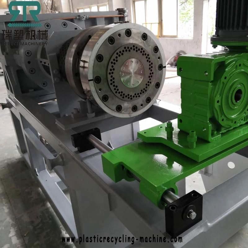 PP PE Recycling Plastic Film Dewatering Squeezer Drying Pelletizing Machine