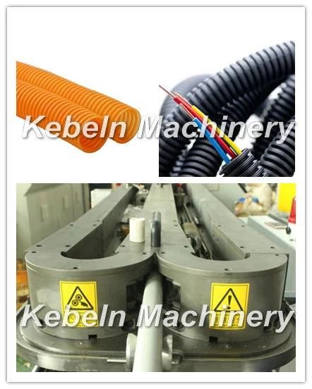 PP PE Single Wall Corrugated Pipe Zipper Hose Plastic Machinery Extruder Extrusion Production Line Machine