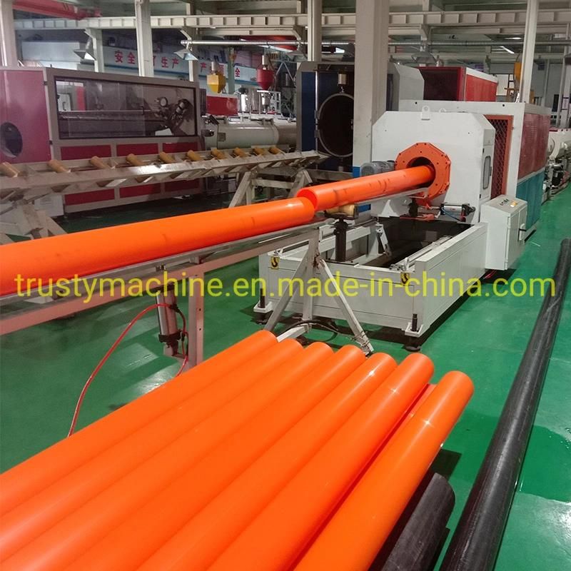 Multifunction Orange 50-200mm CPVC/PVC Plastic Pipe Machine/Extruder Machine/Extrusion Machinery Factory Supplier
