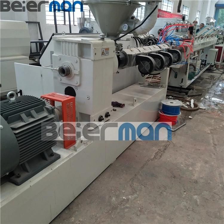 Beierman Euro-Quality PE Filter Core Pipe/Tube Sj65 Single Screw Extrusion Production Line PLC Touch Screen System