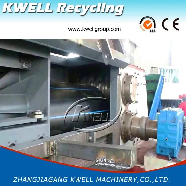 Long HDPE PVC Pipe Horizontal Type Shredder Crusher