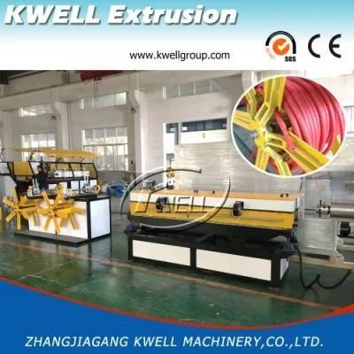 Single Wall Corrugated Cable Protective Pipe Hose Extrusion Line Machine