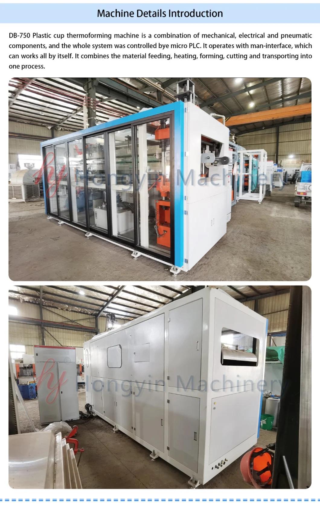 Mini Plastic Cup Forming Machine with One Station Thermopole Cup Making Machine