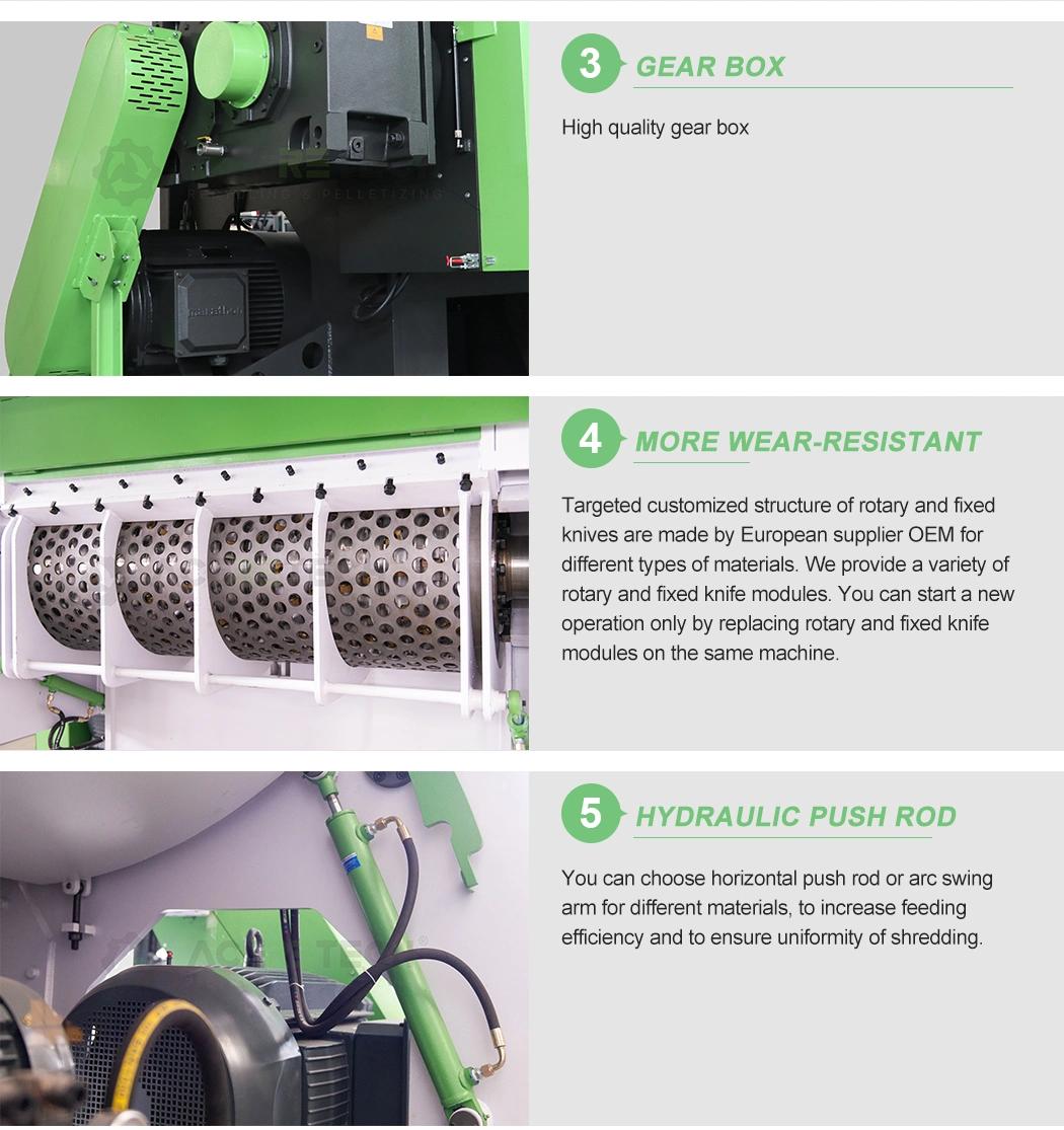 PS (006) Low Noise Plastic Waste Tyre Shredding Machines