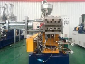 Pet Flakes Pelletizing Extruder Machine with Water Flow Pelletizing System