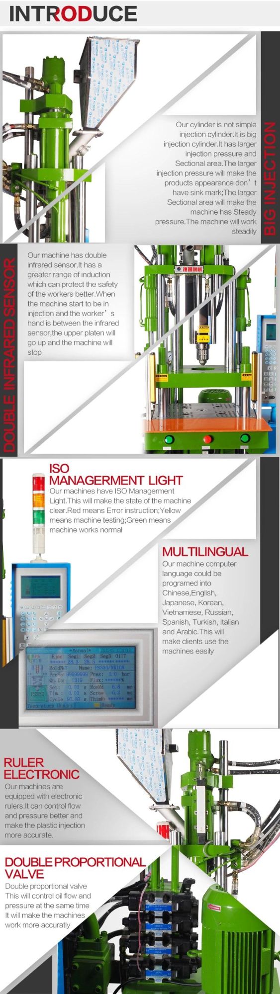 Automatic Single Color LED Light Module Making Plastic Injection Molding Machine