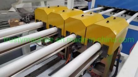 20mm 25mm PVC Plastic Pipe Extrusion Line Four Pipe Mould Cavities Design Twin Screw Extruding Machine Line