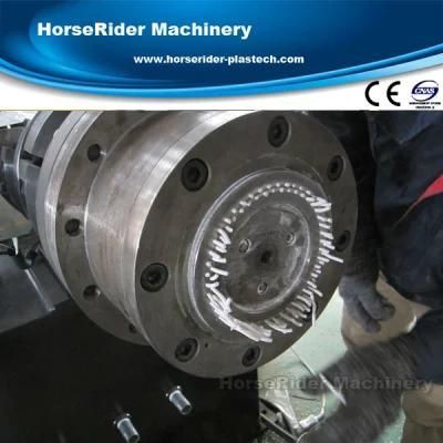 Twin Screw Design PVC Used Plastic Granules Making Machine