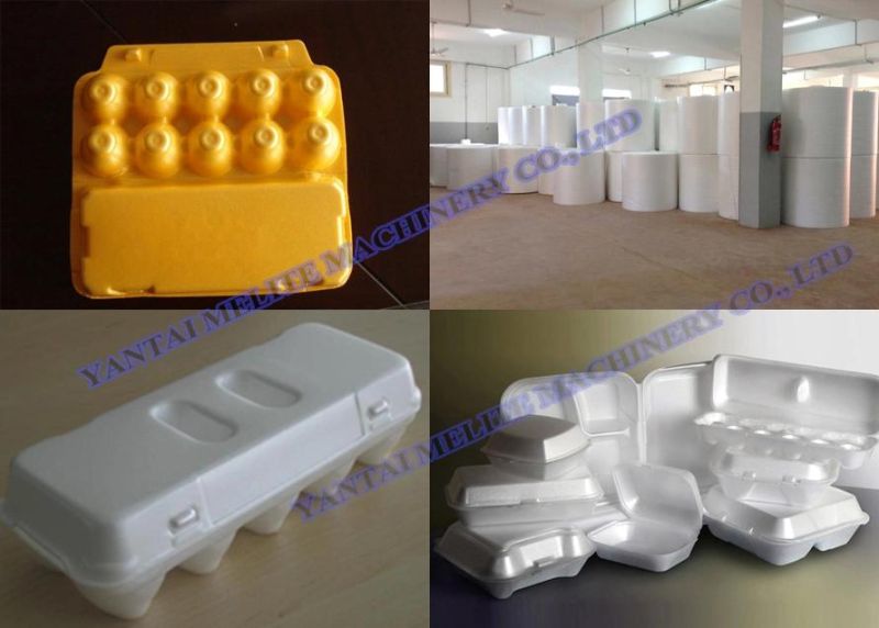 Automatic PS Foam Disposable Container Making Machine Take Away Food Box Forming Machine