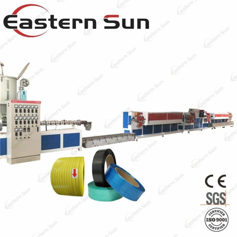 High Cost Effective Twin Double Two Screw Extruder Plastic Packing Strap Band Belt Making Machine Equipment