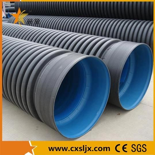 Hot Selling! PVC/HDPE Single Double Wall Corrugated Plastic Pipe Extrusion Line