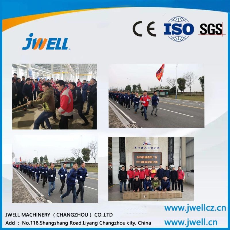 Jwell Jwell Indoor and Outdoor Floor PE WPC PVC Spc Extrusion Machine Deck Composite Floor