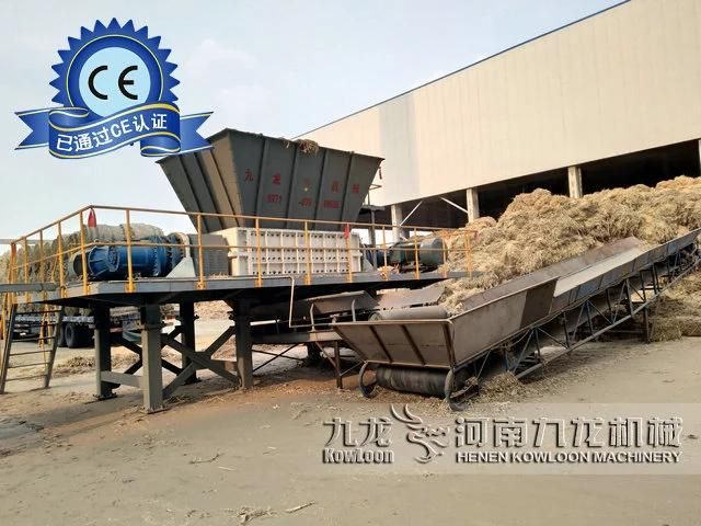 Biomass Waste Recycling Rice/ Corn/Wheat Straw Breaking Shredder