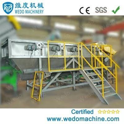 Waste PE PP Hard Plastic Flakes Washing Line for Export