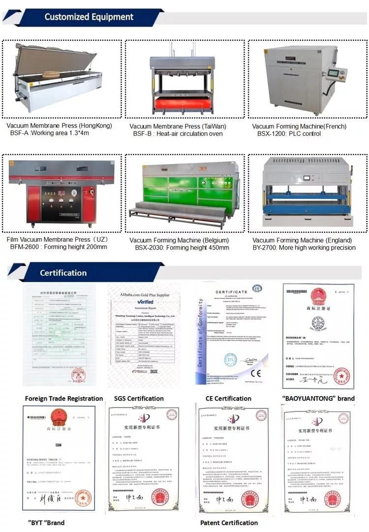 Light Thermal Vacuum Forming Machine Working for Making 3D Words