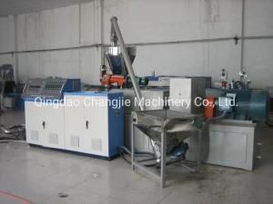 PVC WPC Hot Cutting Pelletizing Granulation Extruder/Extruding/Extrusion Machine