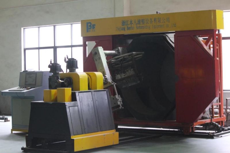 China Factory Benfan Shuttle Rotomolding Machine for Plastic Water Tank/Kayak/Boats