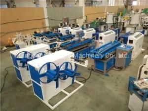 Plastic PE PVC Single Wall Corrugated Pipe Extruder Extruding Line Machine