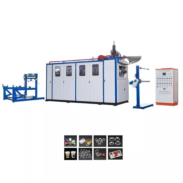 Yc-730 High Quality Automatic Plastic PP PE Thermoforming Cup Making Machine for Making Disposable Cup