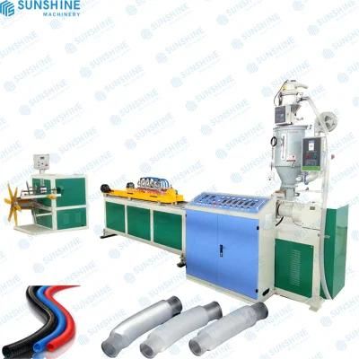 Single Wall PVC PP HDPE Single Wall Bellow Pipe Extruder